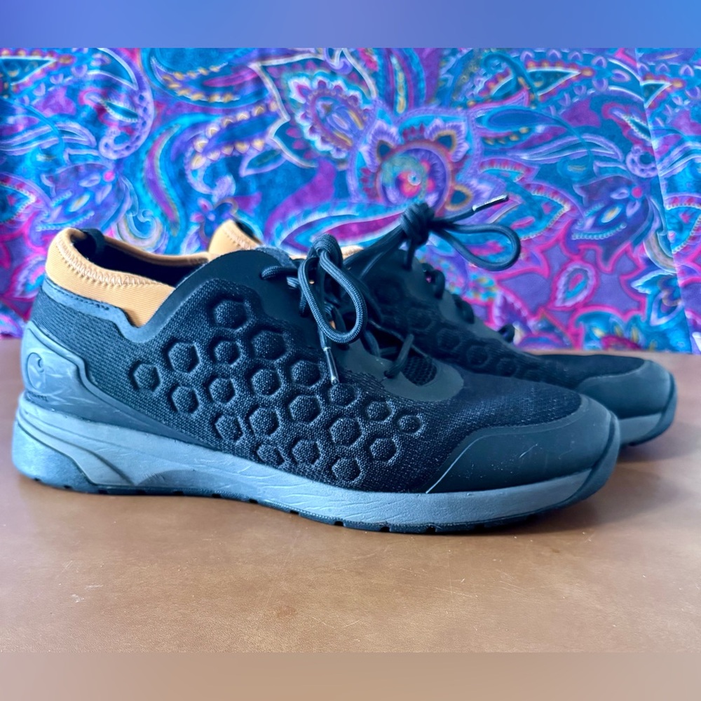 Carhartt Force SD Black Mesh Athletic Shoes with Orange Trim